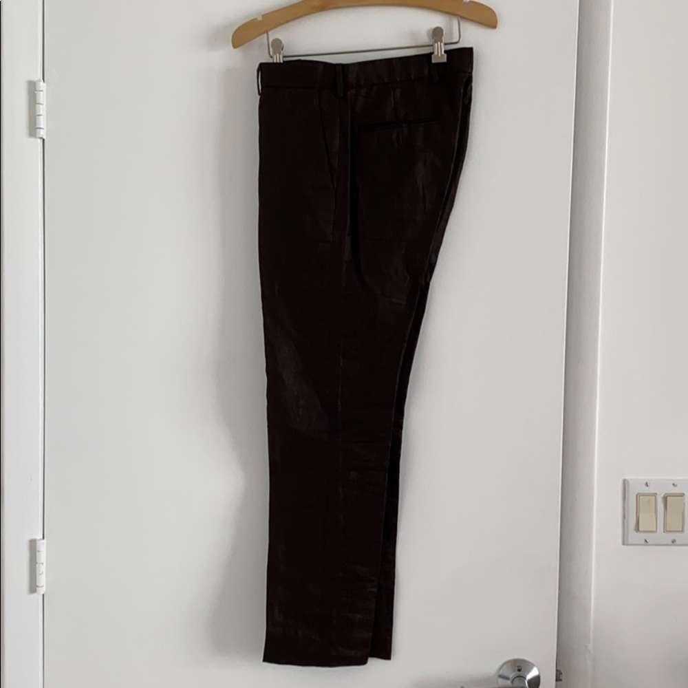 Dark brown men’s linen pants, 30/30, never worn